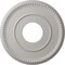 Ekena Millwork Bradford Ceiling Medallion (Canopies up to 6 5/8"), 12 1/2"OD x 3 7/8"ID x 3/4"P, Ultra Pure White CM12BRUWF - alternate 1